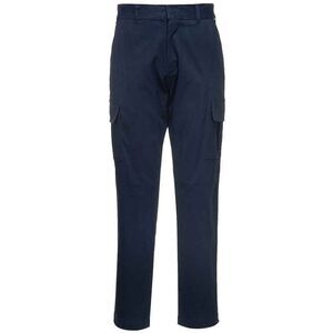 Portwest Mens Stretch Slim Cargo Pants / Dark Navy